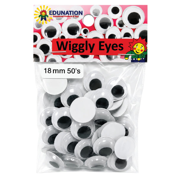 Wiggly Eyes 18mm 50's 1