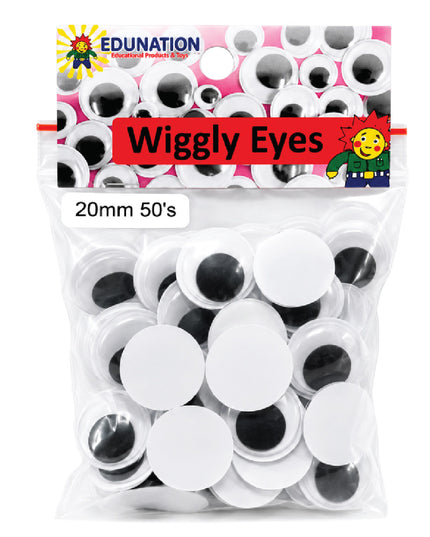 Wiggly Eyes 20mm 50's 1