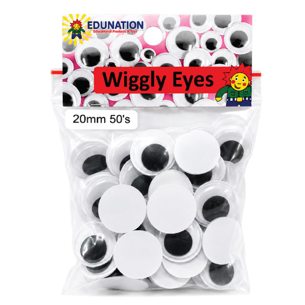Wiggly Eyes 20mm 50's 1