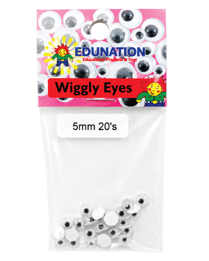 Wiggly Eyes 5mm 20's 1