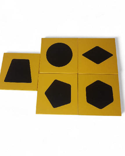 Wooden Blocks Shapes Set of 5 - 8cm 10 shapes