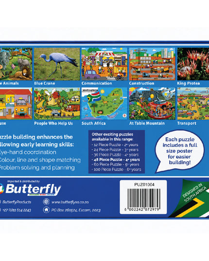 Wooden Puzzle A4 48 Piece - People who help us