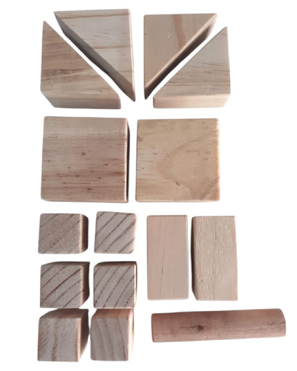 Wooden Blocks in 1L Blocks