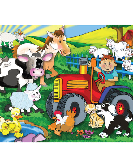 Wooden Puzzle 15 Piece - Farm No 2 2