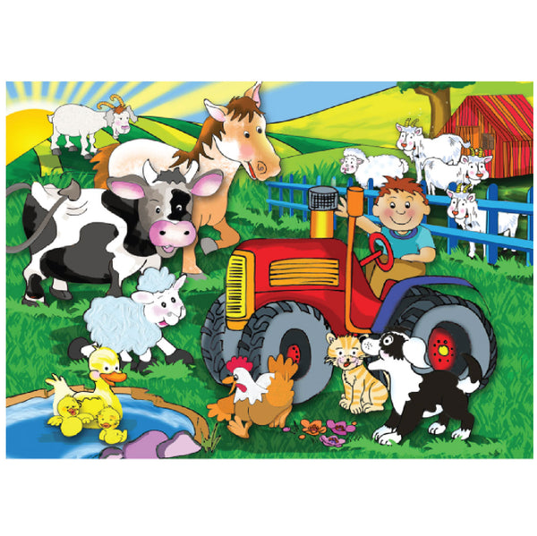Wooden Puzzle 15 Piece - Farm No 2 2
