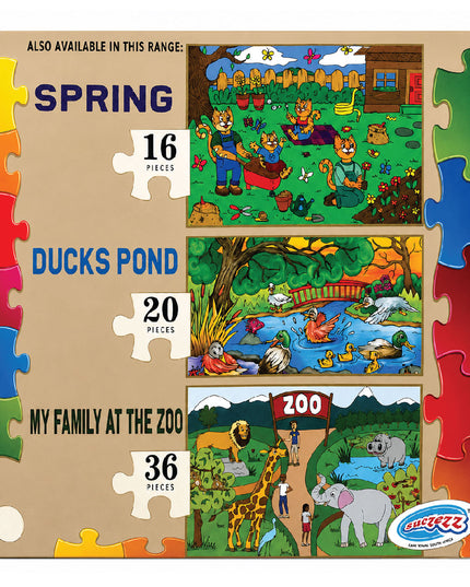 Wooden Puzzle 16 Piece - Winter 4
