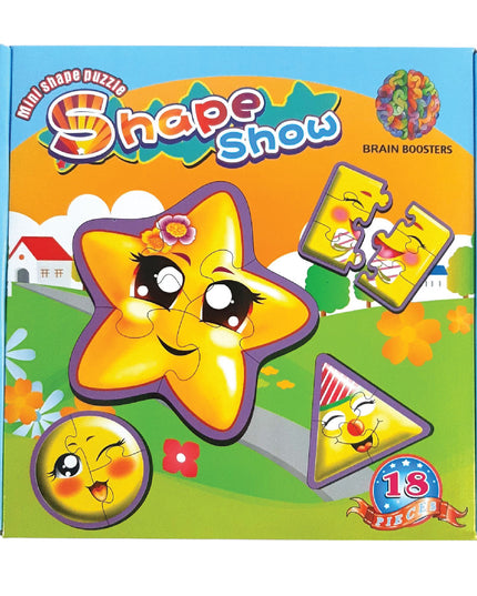 Wooden Puzzle 18 Piece - Shape Show 1