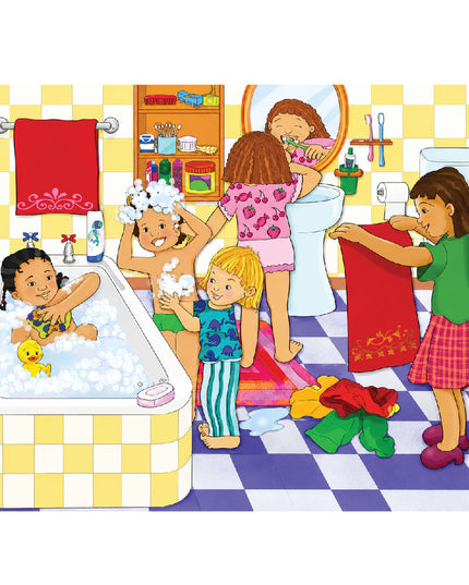 Wooden Puzzle 36 Piece - Hygiene 1