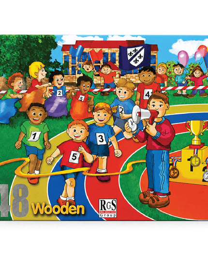 Wooden Puzzle 48 Piece - Sports Day 1