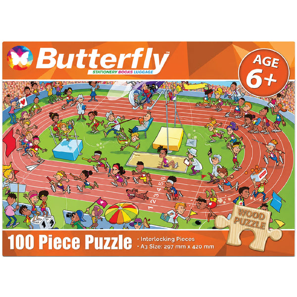 Wooden Puzzle A4 100 Piece - The Olympics 1