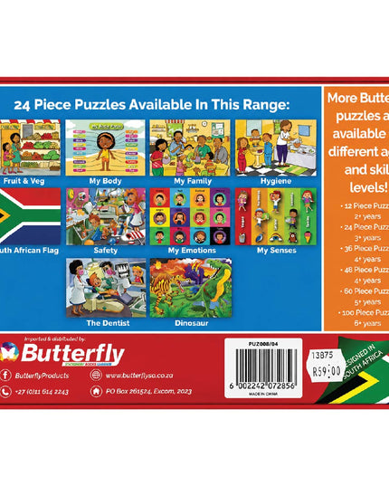 Wooden Puzzle A4 24 Piece - Fruit and Veg 4