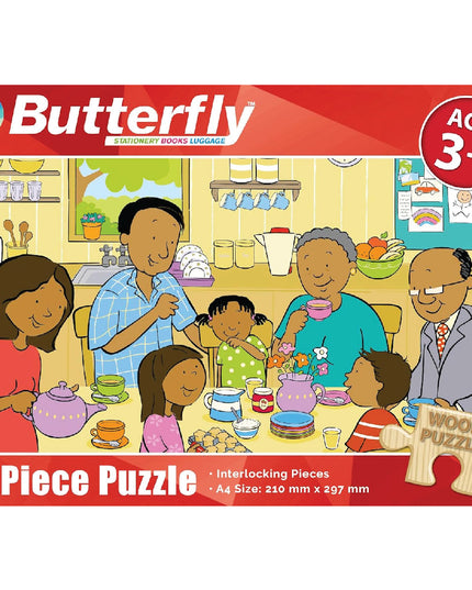 Wooden Puzzle A4 24 Piece - My Family 1