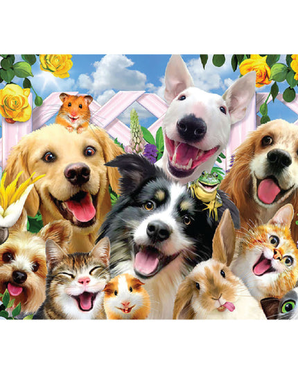 Wooden Puzzle A4 36 Piece - Happy Pets 1