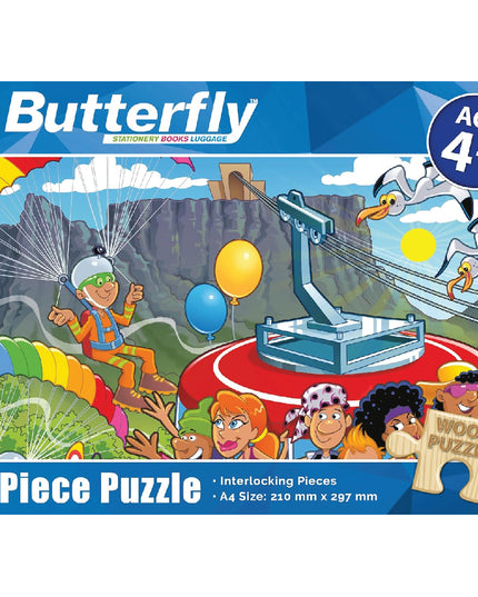 Wooden Puzzle A4 48 Piece - At Table Mountain 1