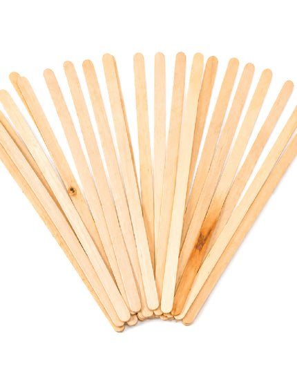 Wooden Sticks Long Flat 175mm 50 Piece 1