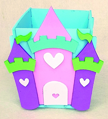 Craft Kit Pencil Holder Castle Foam