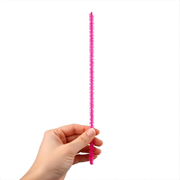 Pipe Cleaner 6mm Pink each