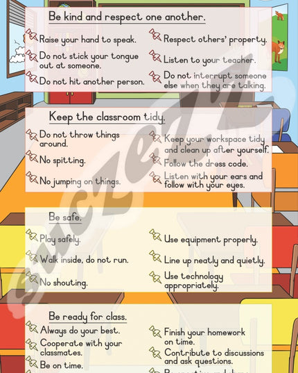 Poster - Classroom Rules