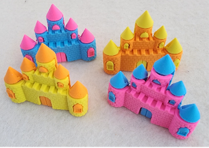 Eraser Castle - Yellow/Orange