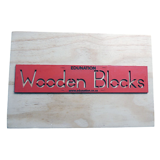 Mega Wooden Block Set of 119 Blocks