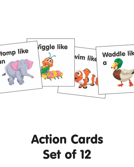 Klanke Blok / Sound Block Action Cards - Set of 12