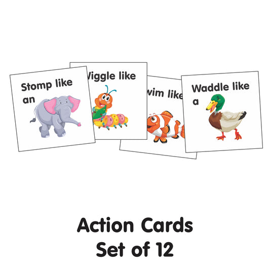 Klanke Blok/ Sound Block Action Cards - Set of 12