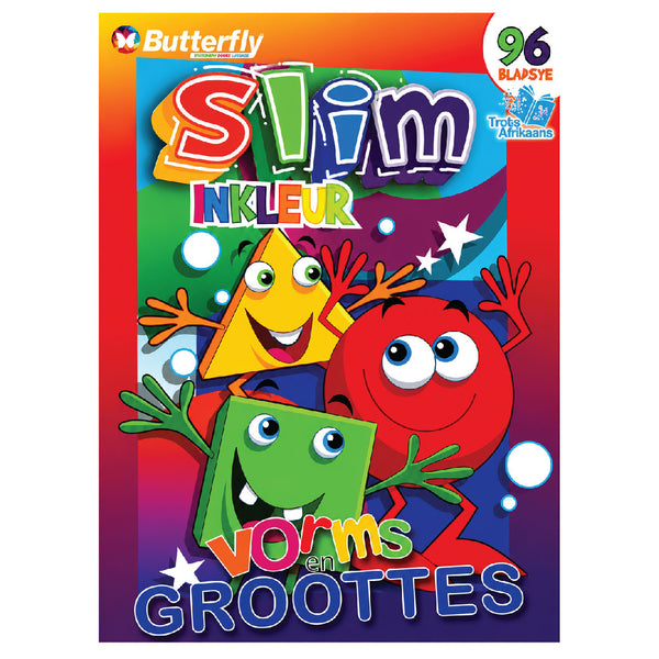 Book - Colouring Slim - Vorms en Groottes - 96 pages