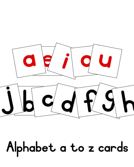Klanke Blok / Sound Block Alphabet Cards - Set of 26
