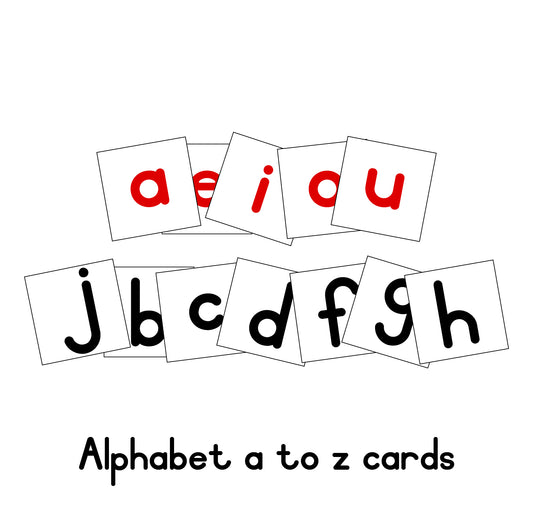 Klanke Blok/ Sound Block Alphabet Cards - Set of 26
