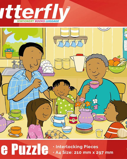 Wooden Puzzle A4 24 Piece - My Family