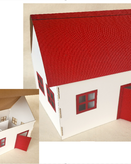Project Kit Wendy House Large with Rooms 29x21x29cm