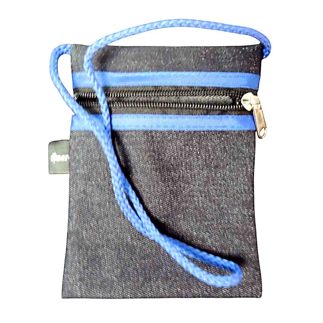 Money Pouch Denim Blue