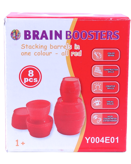 Stacking Barrel Set - Red