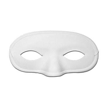 Mask - Plastic - White With Elastic