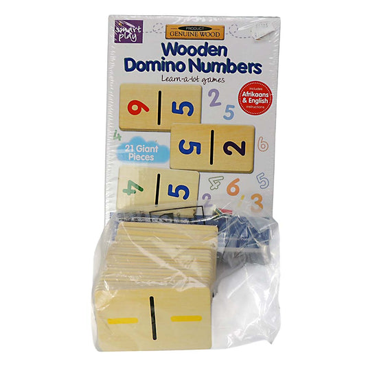 Domino Numbers Wood