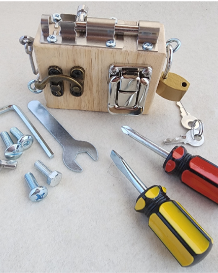 Handyman Tool Block with Screw and Lock