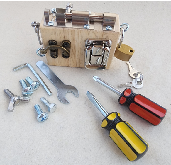 Handyman Tool Block with Screw and Lock