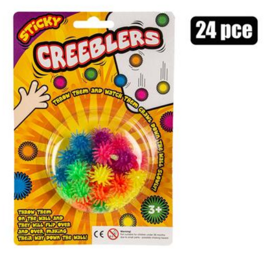 Sticky wall creeblers 24pc