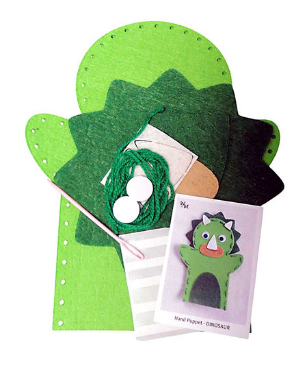Craft Kit Dinosaur Felt Hand Puppet