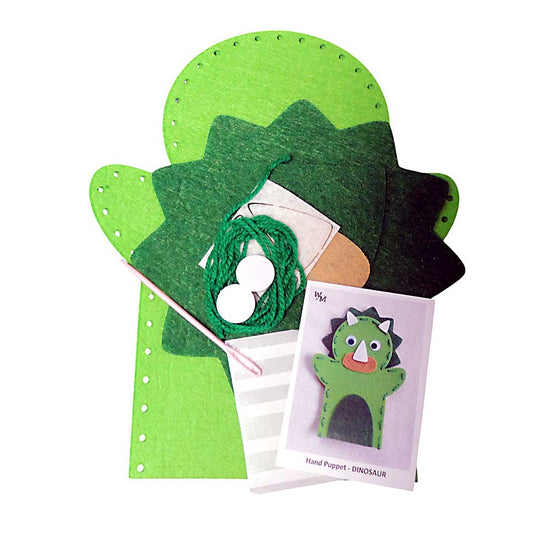 Craft Kit Dinosaur Felt Hand Puppet