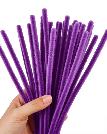 Pipe Cleaners 6mm 20's - Purple