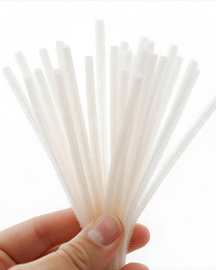 Pipe Cleaners 6mm 20's - White