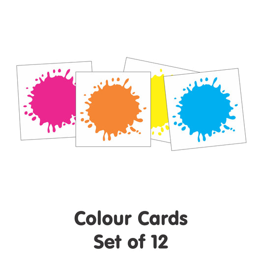 Klanke Blok/ Sound Block Colour Cards - Set of 12