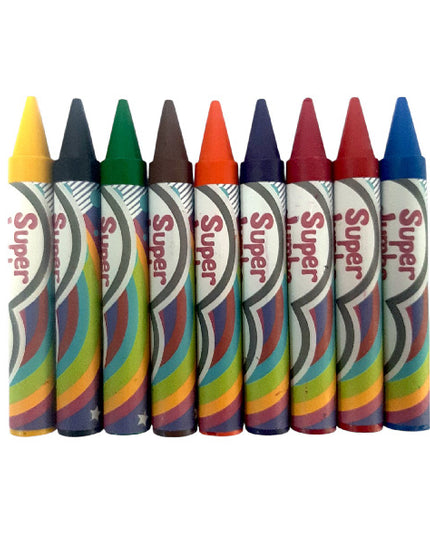 Penguin Super Jumbo Wax Crayons 9's