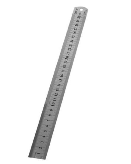 Ruler Stainless Steel 30cm - Trefoil