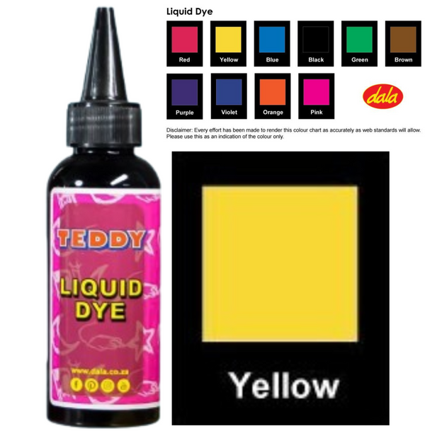 Liquid Dye 100ml Yellow