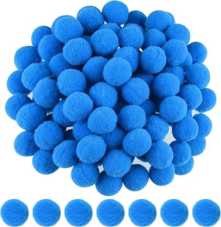 Pom Poms 40mm Blue - 15 pcs