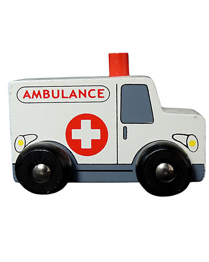 Wooden Vehicle Ambulance