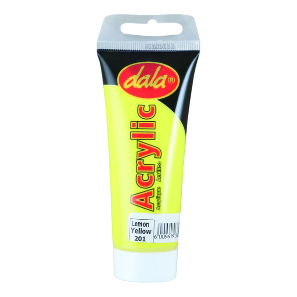 Paint Student Acrylic 75ml - Lemon Yellow 201