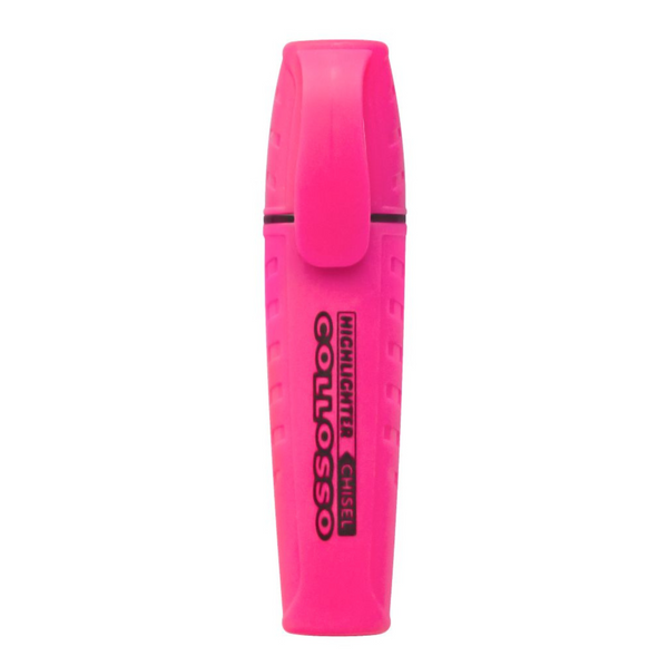 Highlighter Chisel Tip Collosso - Pink